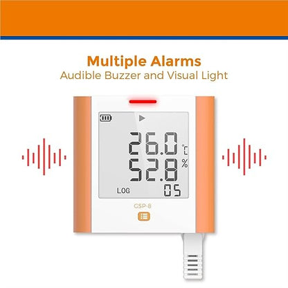 Temperature and Humidity Data Logger Recorder 100000 Points - Image 2