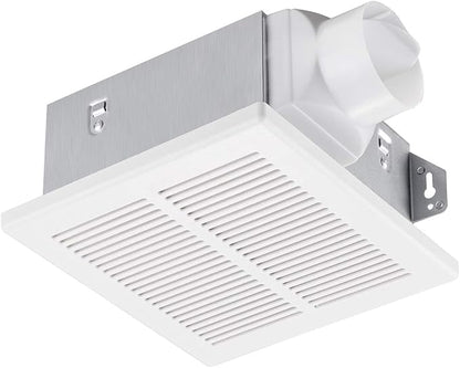 Tech Drive Bathroom fan 50 CFM, 1.0Sone DC Motor by TechDrive