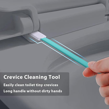 40pcs Crevice Cleaning Brush Tool, Disposable Toilet Brush - Image 2