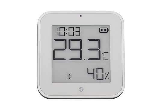 Shelly BLU H&T Display ZB Black, E-Paper Display, Home Assistant, Google Home by Shelly