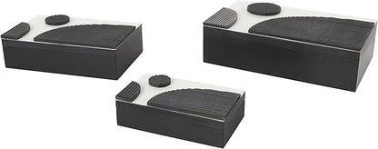 Deco 79 Wood Handmade Decorative Box Decorative Keepsake Boxes by Deco79