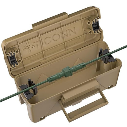 TICONN Outdoor Electrical Box, IP54 Splash-Proof Outdoor Extension Cord Cover by TICONN