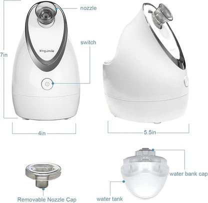Kingsmile Facial Steamer, 3 in 1 Face Steamer - Image 6