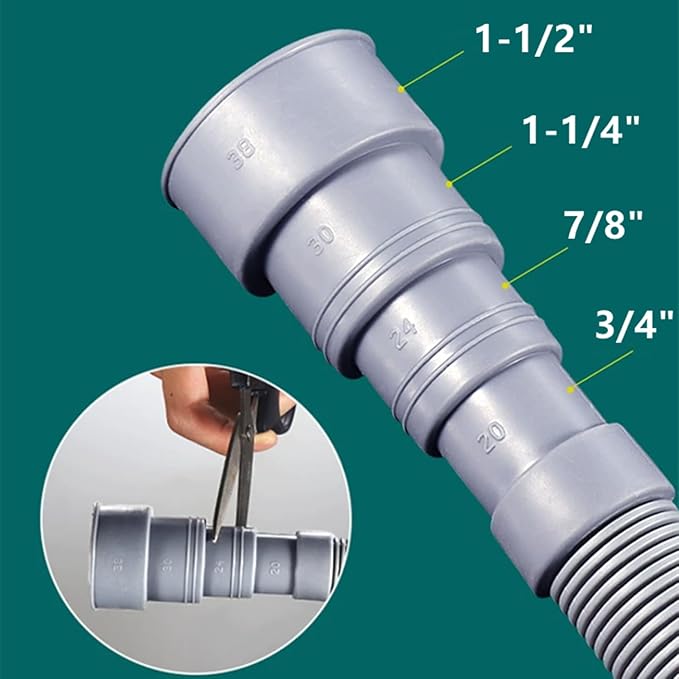 16.4ft Washing Machine Drain Hose, Universal Drain Hose Extension Kit - Image 3