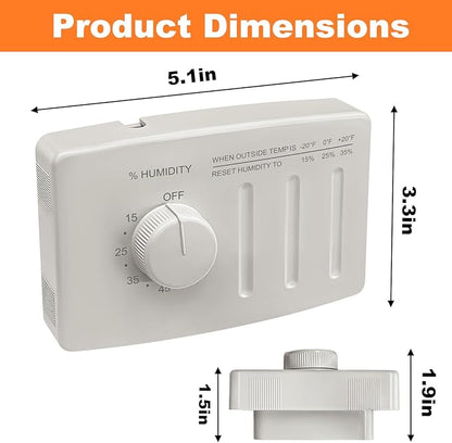 4655 Manual Whole House Humidifiers/Wall Mounted Humidifier Control Humidistat - Image 2