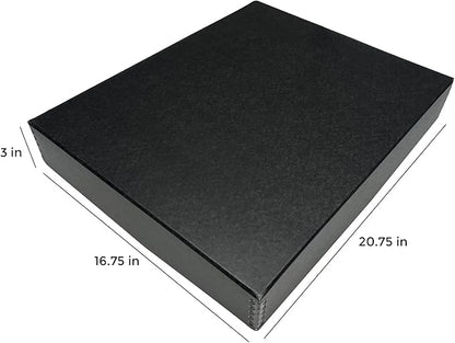 Lineco Museum Archival Storage Box, 16.75x20.75x3 in. Drop Front Design. - Image 2