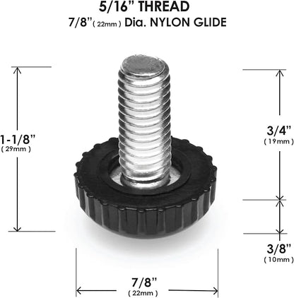 Slipstick Gorilla Outdoor Adjustable Furniture Levelers Weatherproof Screw in - Image 8