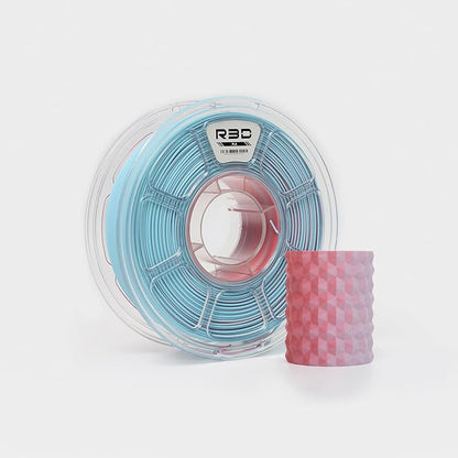 R3D Dual Color Silk PLA Filament, Co-Extrusion 3D Printer Filament 1.75mm by R3D