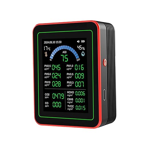 18 in 1 Air Quality Monitor Weytoll Smart Air Quality Tester Temperature and by Weytoll