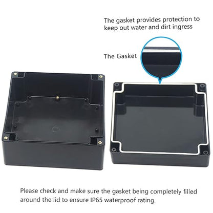 Junction Box, Zulkit Project Box IP65 Waterproof Outdoor Box ABS Plastic - Image 4