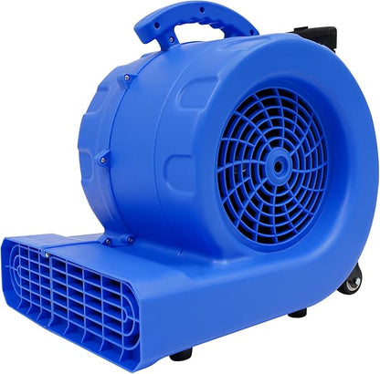 1HP Air Mover, 6-Hours Timer Carpet Dryer, Floor Drying Fan - Image 3