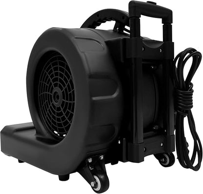 Commercial Floor Blower Dryer 750W, 3-Speed & 3-Angle Adjustable Air Mover - Image 9