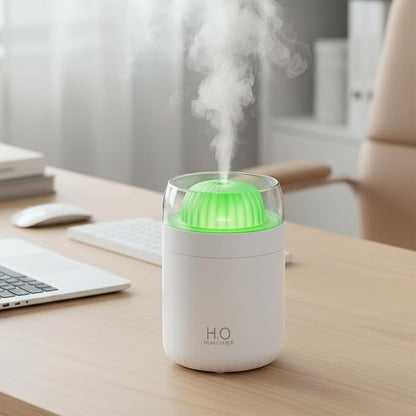 Cactus Mini Humidifier - 500ml USB Powered Portable Small Desktop Air - Image 2