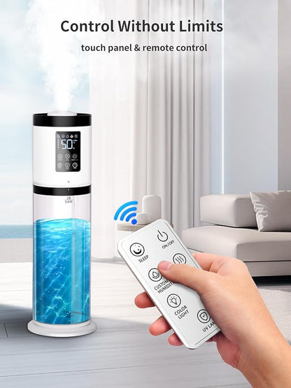 8L Humidifiers for Bedroom, 30dB Quiet, 500ft² Coverage, 60H Runtime, Top Fill - Image 7