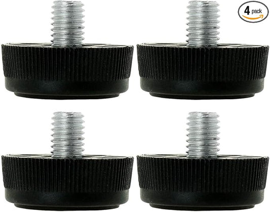 uxcell M8 x 10 x 30mm Leveling Feet Adjustable Leveler Threaded Floor Protector by uxcell