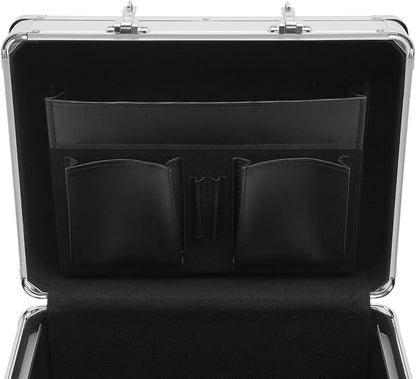 Metal Locking File Organizer Box, 13.8*10*13.4 inch Portable Locking Storage - Image 8