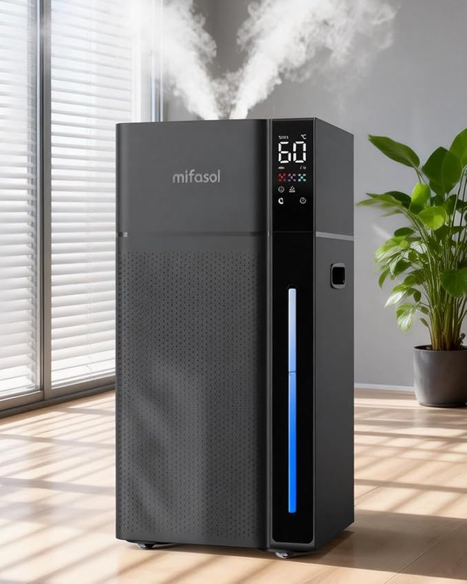 Mifasol Warm and Cool Mist Humidifier Large Room, 5.3Gal/20L Humidifiers by PureComfortPerfectHumidity