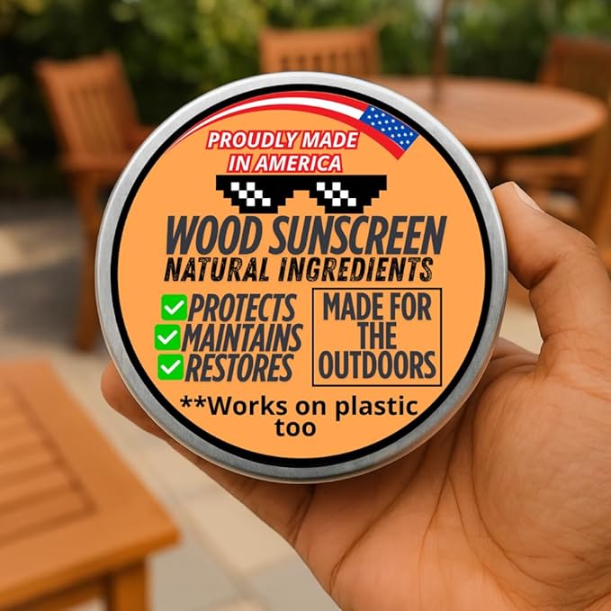 Wood Sunscreen Conditioner & UV Protectant Salve – USA Made Wood Outdoor - Image 5
