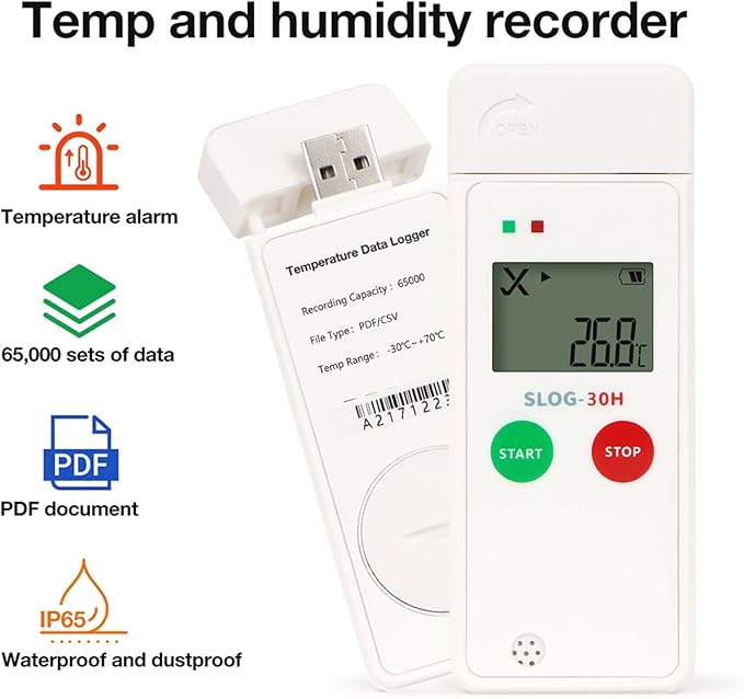 High Accuracy Temperature Humidity Data Logger - Image 7