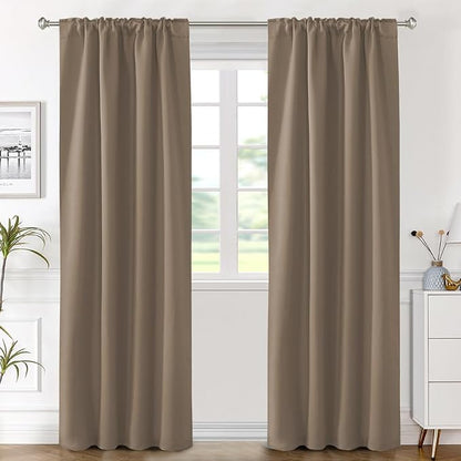 H.VERSAILTEX Blackout Curtains Thermal Insulated Window Treatment Panels Room - Image 2