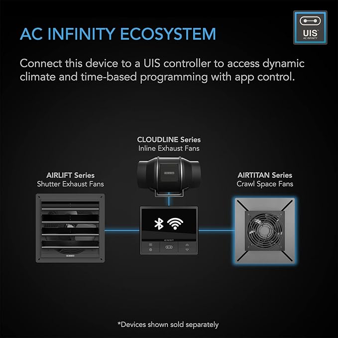 AC Infinity AIRLIFT S16, Shutter Exhaust Fan 16” - Image 5