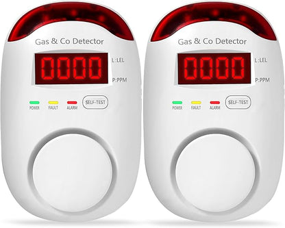 2 Packs Gas & Carbon Monoxide Detectors by ProductCategory