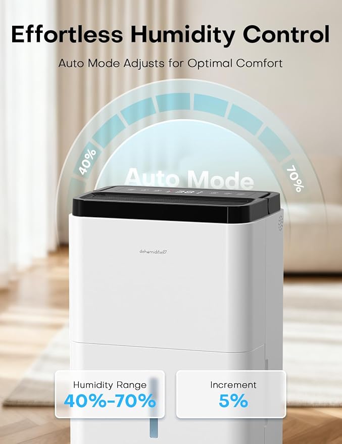 Dehumidifiers for Home Max 35 Pints, Compressor Dehumidifier - Image 3