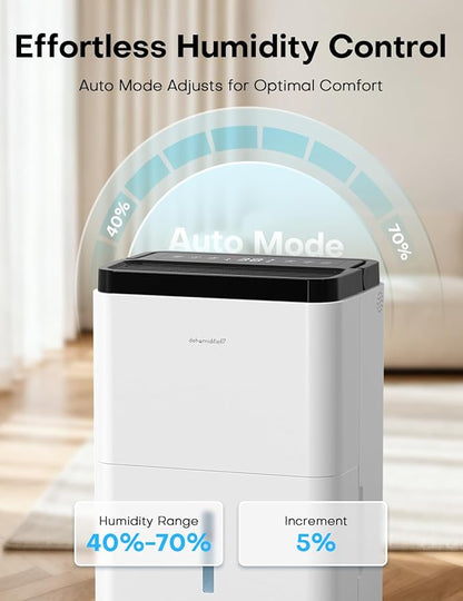 Dehumidifiers for Home Max 35 Pints, Compressor Dehumidifier - Image 3