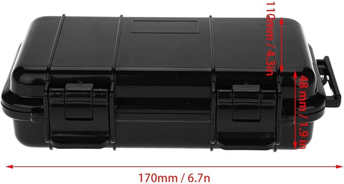 Keenso Survival Storage Box, 3 Types Plastic Shockproof Container Airtight Case - Image 4