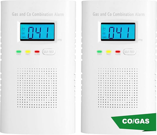 Combination Gas and Carbon Monoxide Detector Plug-in | CO Alarm & Natural Gas by Vzmcov