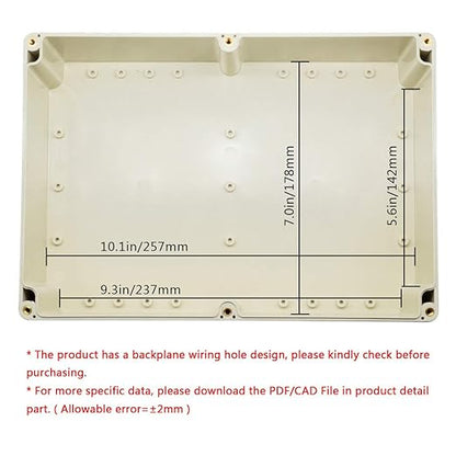 LeMotech Waterproof Dustproof IP65 ABS Plastic Junction Box Universal Electric - Image 5