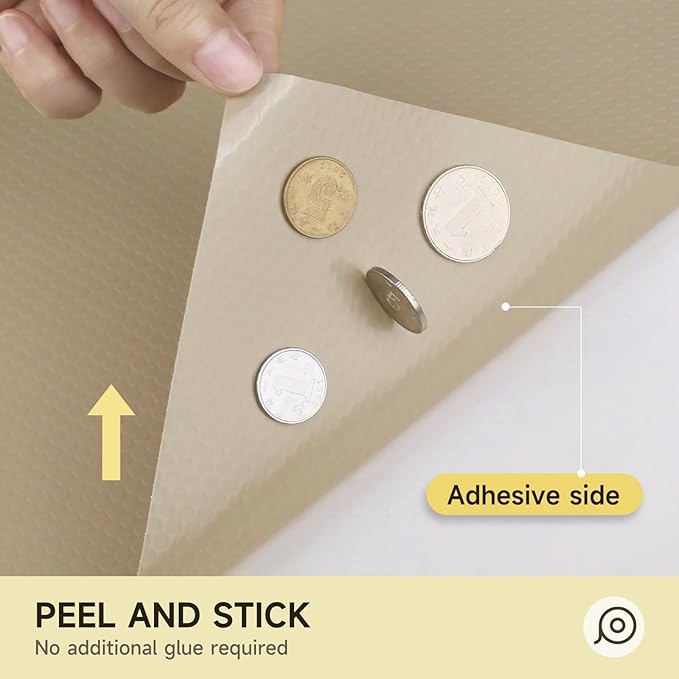 WochiTV Adhesive Shelf Liner 23.6 X 360 Inches Peel and Stick Kitchen Liner - Image 4