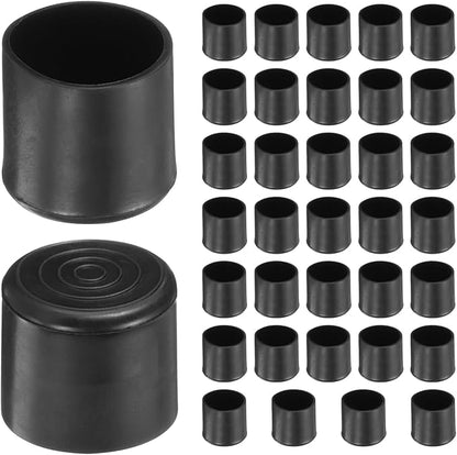 uxcell 36pcs Round Chair Leg Caps 25mm/1" PVC Chair Leg Floor Protectors by uxcell