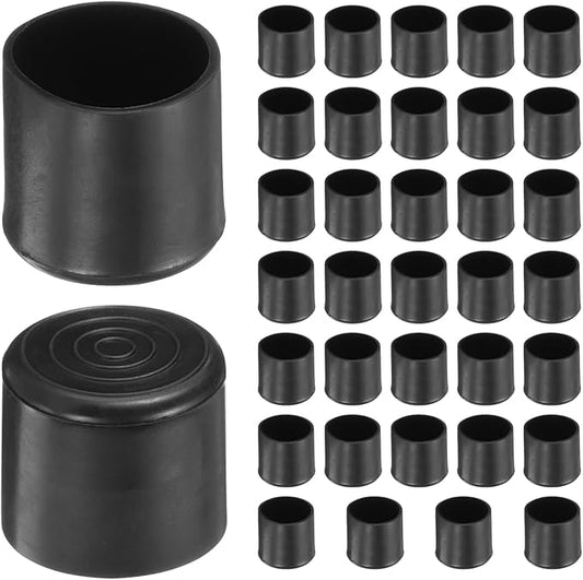 uxcell 36pcs Round Chair Leg Caps 25mm/1" PVC Chair Leg Floor Protectors by uxcell