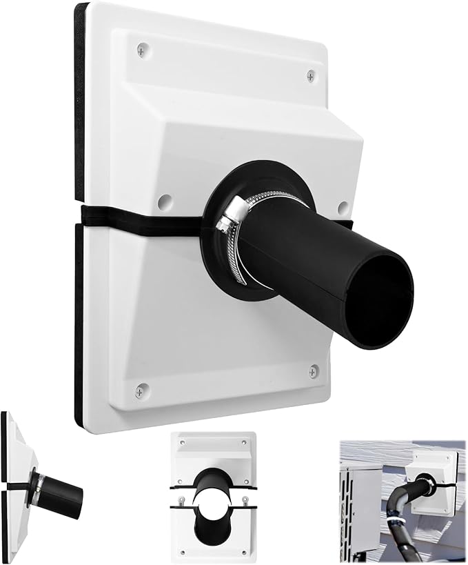 HVAC Wall Penetration and Duct Kit Cover, Split Air Conditioning Duct Kit Wall by Eascor