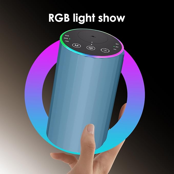 Waterless Essential Oil Diffuser, Battery Powered Mini Scent Air Machine - Image 4