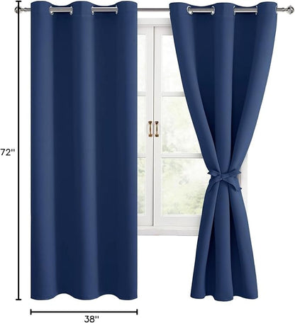 Hiasan Room Darkening Curtains for Bedroom, Noise Reducing, Energy Saving - Image 7