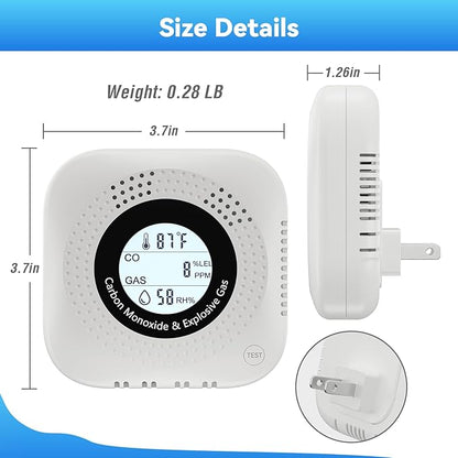 Gas Leak Detector 4-in-1 for Carbon Monoxide Detectors Methane and Propane - Image 4