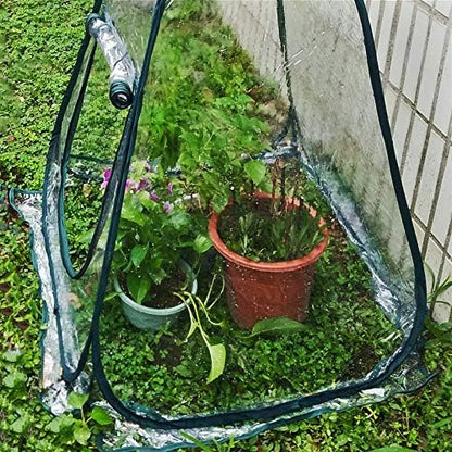 porayhut Pop Up Greenhouse Cover Flower House Mini Gardening Plant Flower - Image 8
