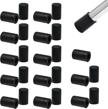 25 Pcs 5/32" Round Chair Leg Tips Caps, Silicone Rubber Furniture Leg Floor by BOPOREAE