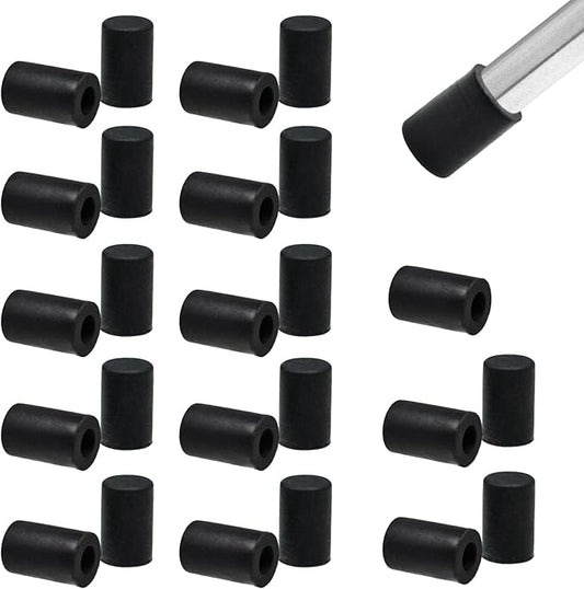 25 Pcs 5/32" Round Chair Leg Tips Caps, Silicone Rubber Furniture Leg Floor by BOPOREAE