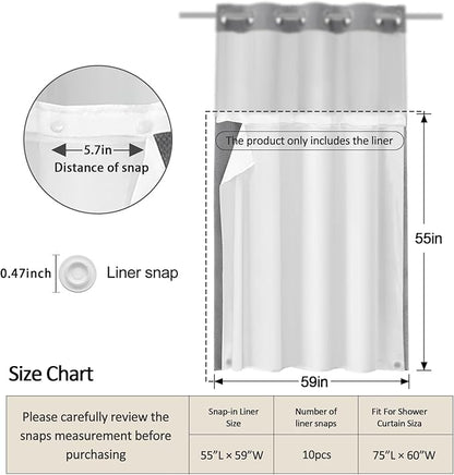 Snap-in Fabric Replacement Liner 59" W x 55" L, - Image 2