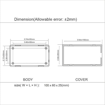 LeMotech Project Box 10 Pieces ABS Plastic Electrical Project Case Small - Image 7