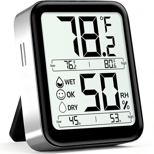 Antonki Room Thermometer Indoor Hygrometer Digital Temperature and Humidity by Antonki