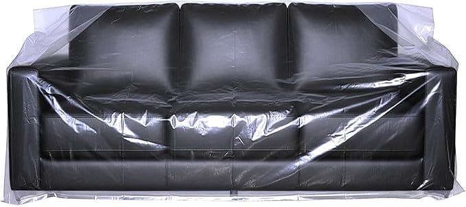 Yotelab Plastic Couch Cover for Moving, Sofa Bag Cover Protector, Furniture by Yotelab