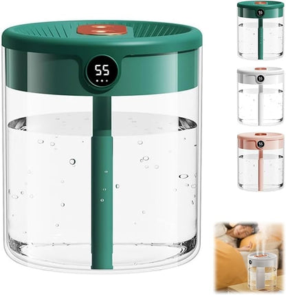 Smart 2L Cool Mist Humidifier for Bedroom, Quiet Desktop Air Moisturizer by Unknown