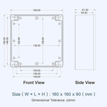 LeMotech Electrical Box Clear Cover Project Box IP65 Waterproof Junction Box - Image 8