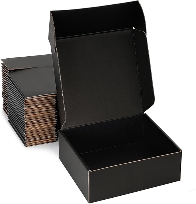 Small Shipping Boxes 9x9x3 Inch by DUZCLI