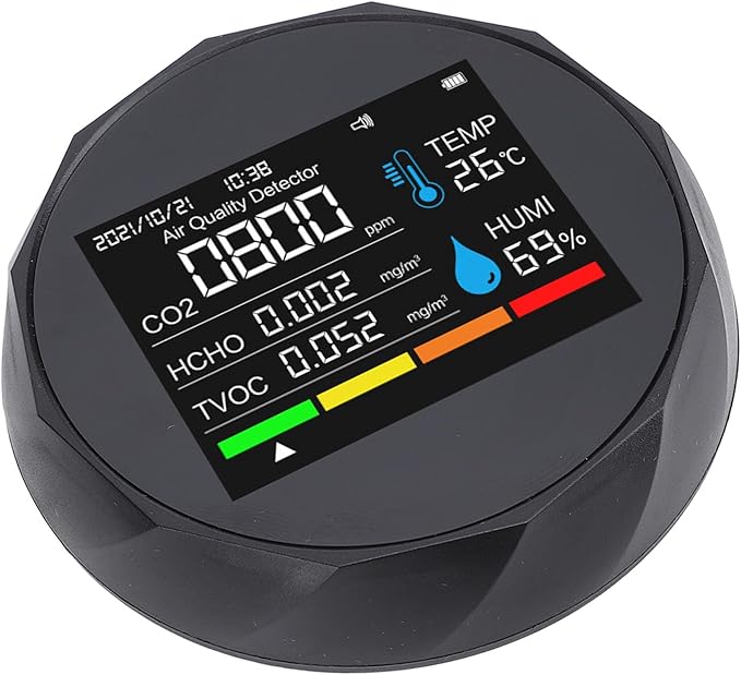 Fafeicy 5 in 1 Indoor Air Quality Detector Bluetooth APP Accurate Sensor - Image 2