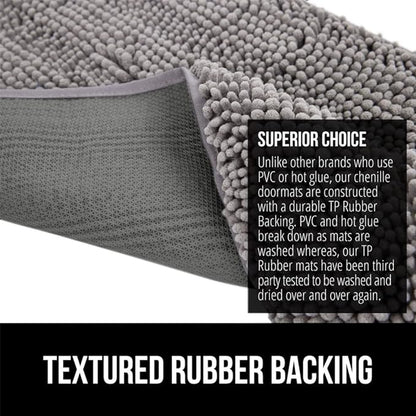 GORILLA GRIP SOAKSTOPPER Dog Door Mat, 48x30 Machine Washable Rug Absorbent - Image 5